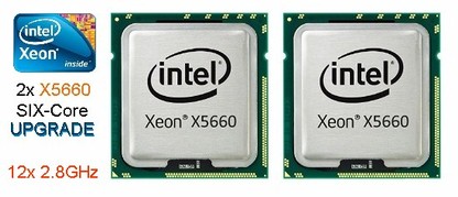 2x X5660 SIX-Core upgrade ku zakúpeným serverom