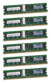 6GB KIT PC2-3200R HP 345113-051
