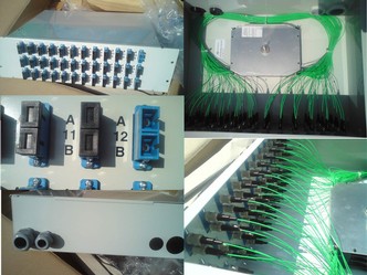 19" 3U optický rozvádzač (vaňa) - 36x SC Duplex - nové v OB