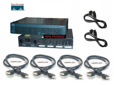 Cisco PWR-600-RPS + 4DC Cab.