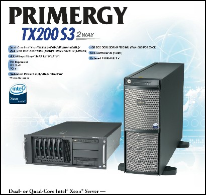 Fujitsu TX200 S3