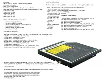 IBM T,R,A CDRW_DVD - Combo