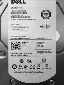Dell 0W347K 600GB 15K SAS 6Gbps