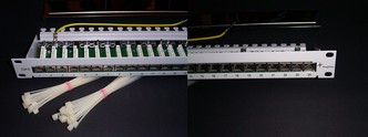 Telegärtner MPP24-HS Cat.6 Patch panel  24p - nové v OB